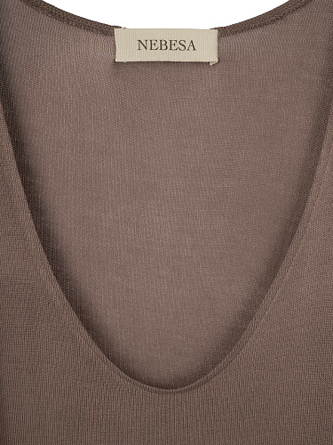 МАЙКА ИЗ ВИСКОЗЫ В БЕЖЕВОМ ЦВЕТЕ МАЙКА ИЗ ВИСКОЗЫ В БЕЖЕВОМ ЦВЕТЕ