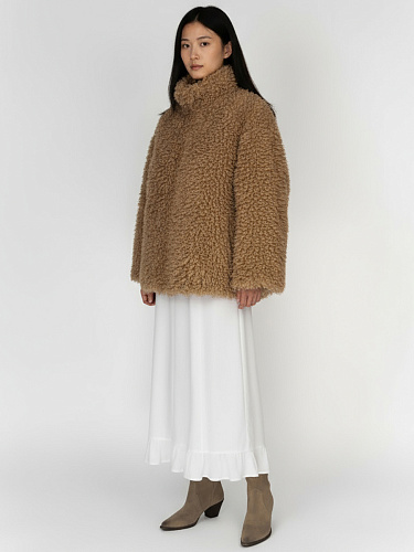 ШУБА УКОРОЧЕННАЯ ИЗ ЭКО-МЕХА ШУБА УКОРОЧЕННАЯ ИЗ ЭКО-МЕХА