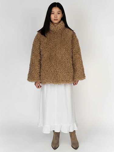 ШУБА УКОРОЧЕННАЯ ИЗ ЭКО-МЕХА ШУБА УКОРОЧЕННАЯ ИЗ ЭКО-МЕХА