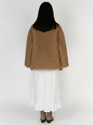 ШУБА УКОРОЧЕННАЯ ИЗ ЭКО-МЕХА ШУБА УКОРОЧЕННАЯ ИЗ ЭКО-МЕХА